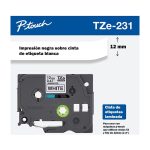 INSUMOS BROTHER CINTA NEGRO EN BLANCO 12MM - 8MTS