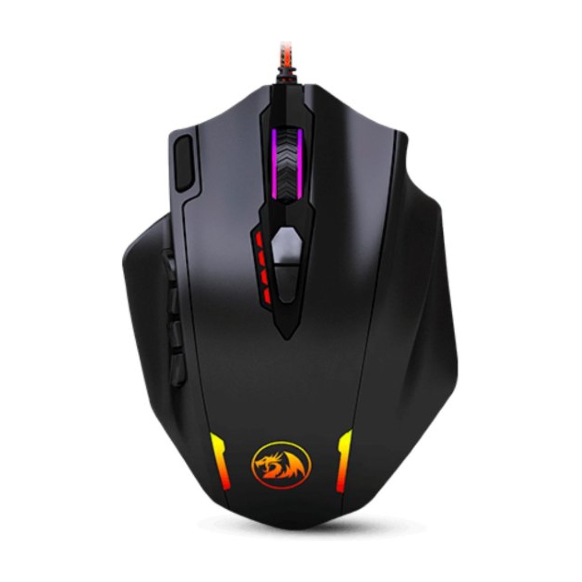 POS #1381 MOUSE REDRAGON IMPACT BLACK M908 - Imagen 1