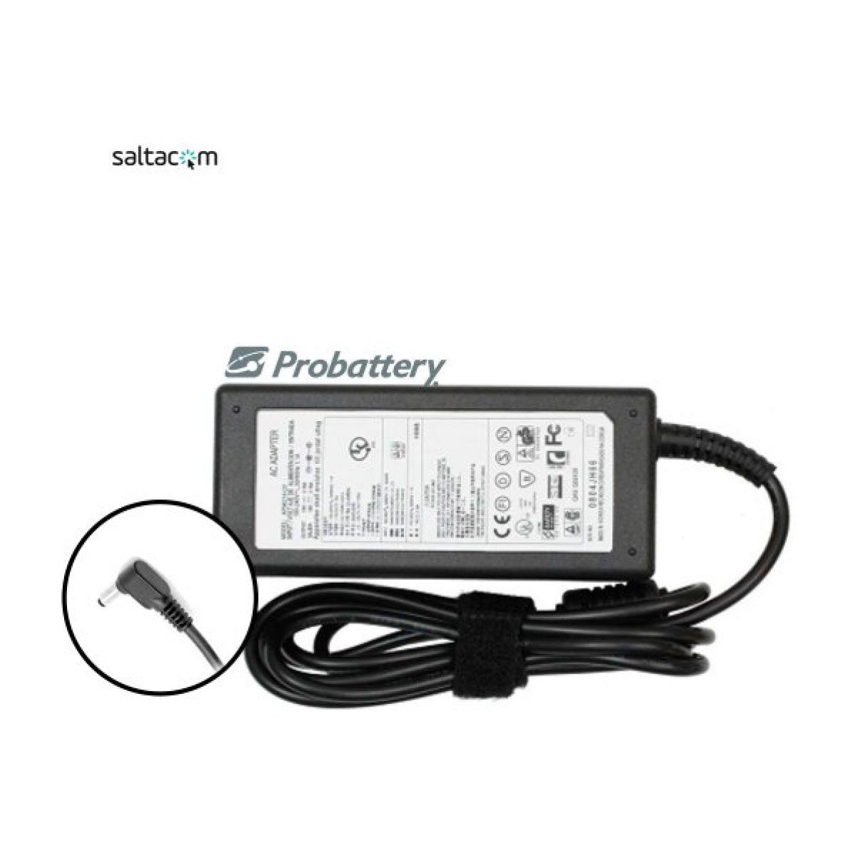 POS #290 CARGADOR BANGHO PIN FINO 19V 2.37A 45W / 4.0MM *1.7MM TA - Imagen 1