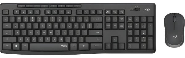 POS #5288 KIT TECLADO Y MOUSE LOGITECH MK295 WIRELESS BACK LATINO - Imagen 1