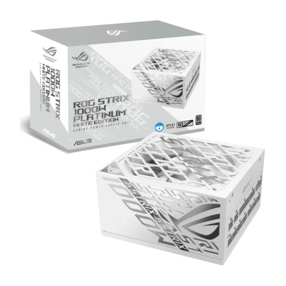 producto-40665-1784428250 FUENTE 1000W ASUS 80 PLUS ROG STRIX PLATINUM WHITE - Imagen 1