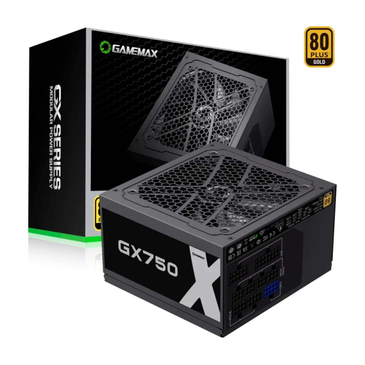 producto-40687-1784429850 FUENTE 750W GAMEMAX 80 PLUS GOLD GX-750 M - Imagen 1
