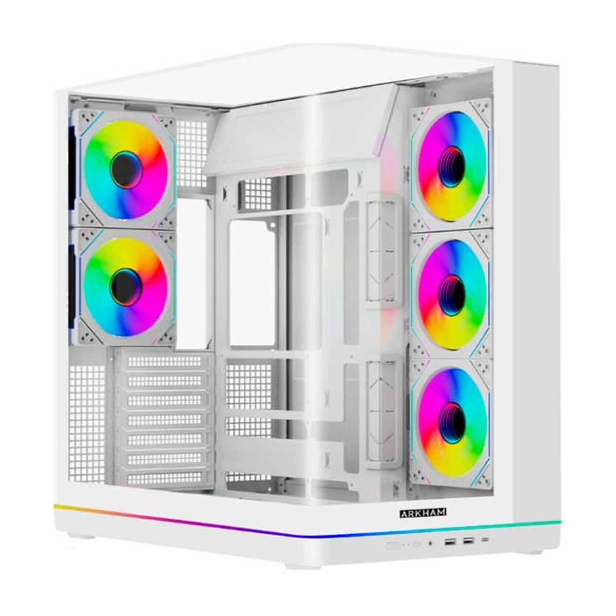 producto-40794-1784430093 GAB ARKHAM BOREAL BLANCO 5*FAN ARGB ATX - Imagen 1