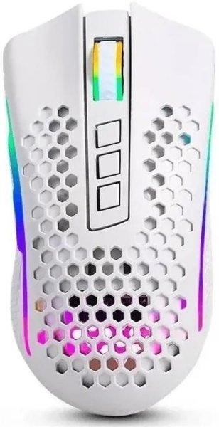 MOUSE REDRAGON STORM PRO WHITE M808W-KS