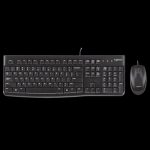 TECLADO + MOUSE LOGITECH MK120 USB BLACK LATINO