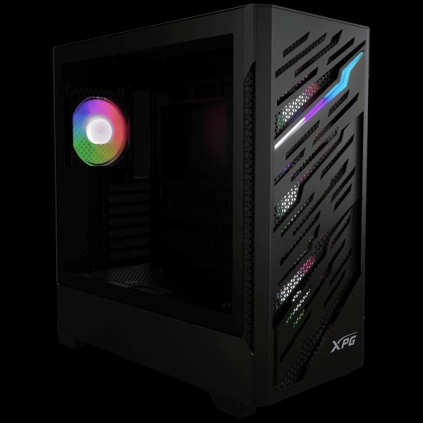 POS #5764 GABINETE XPG STARKER AIR BTF NEGRO FAN ARGB X4 - Imagen 1