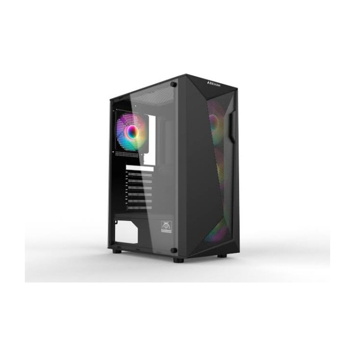POS #6148 GABINETE ARKHAM COZU 4*FAN ARGB ATX - Imagen 1