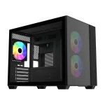 GAB COOLER MASTER ELITE 461 3*FAN ARGB M-ATX BK