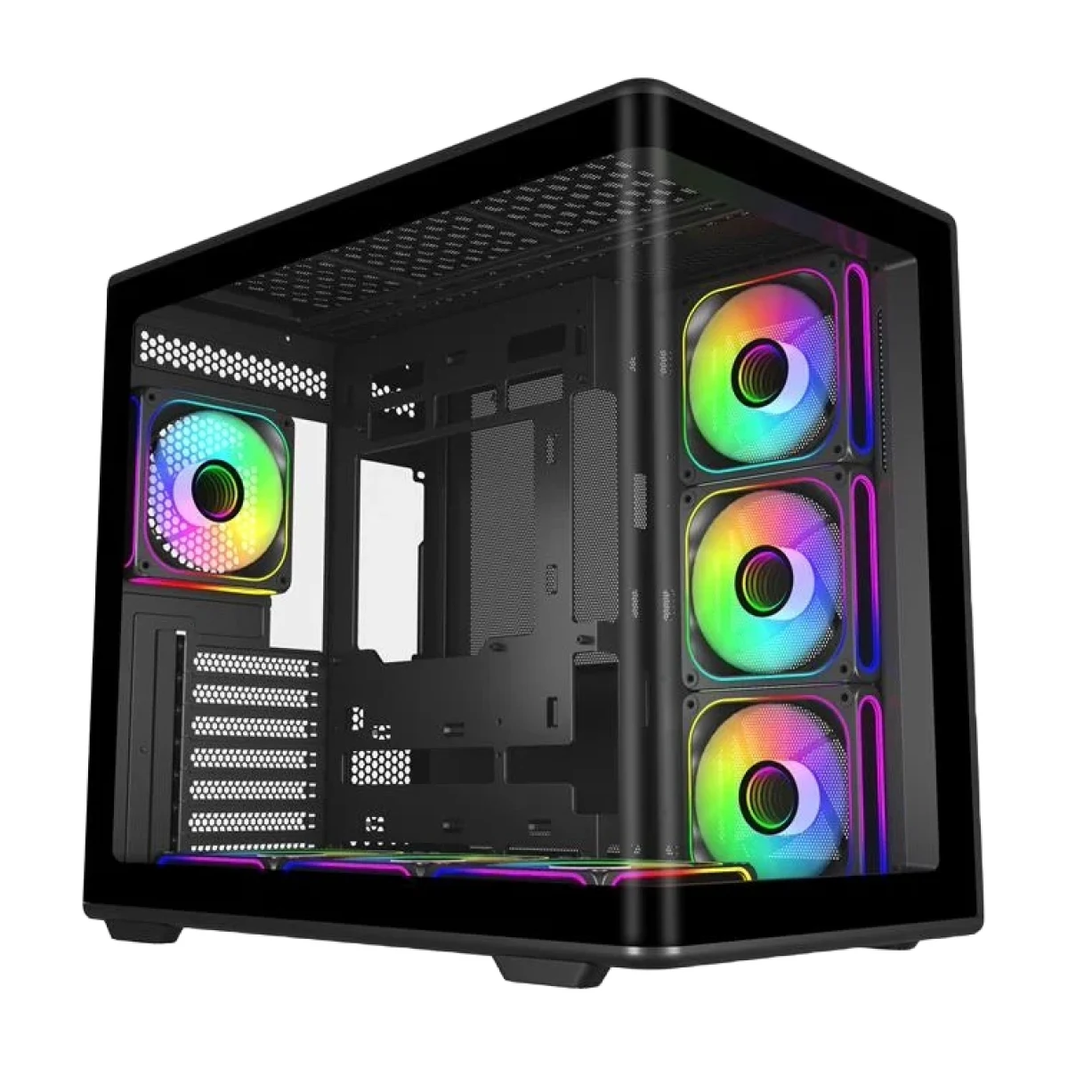 producto-43474-1790342105 GAB COOLER MASTER ELITE 600 4*FAN ARGB ATX BK - Imagen 1