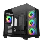 GAB COOLER MASTER ELITE 681 4*FAN ARGB ATX BK