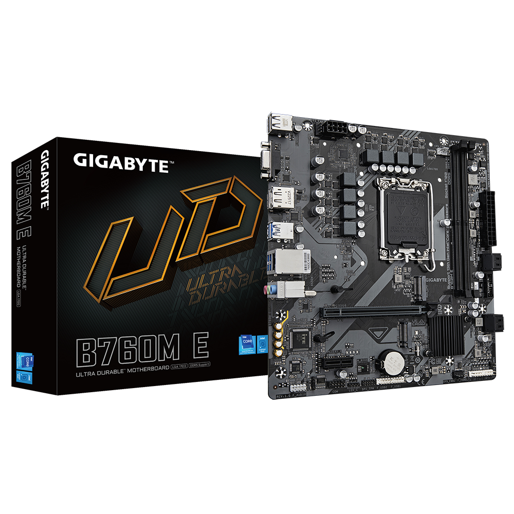 Mother Gigabyte B760M E DDR5 1700 (12va/13va/14va Gen) (6052) Mother Gigabyte B760M E DDR5 1700 (12va/13va/14va Gen) (6052) - Imagen 1