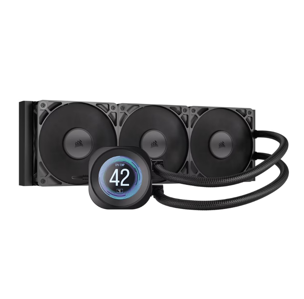Water Cooling Corsair NAUTILUS x3 CPU Cooler 360mm RS LCD Black (0356) Water Cooling Corsair NAUTILUS x3 CPU Cooler 360mm RS LCD Black (0356) - Imagen 1