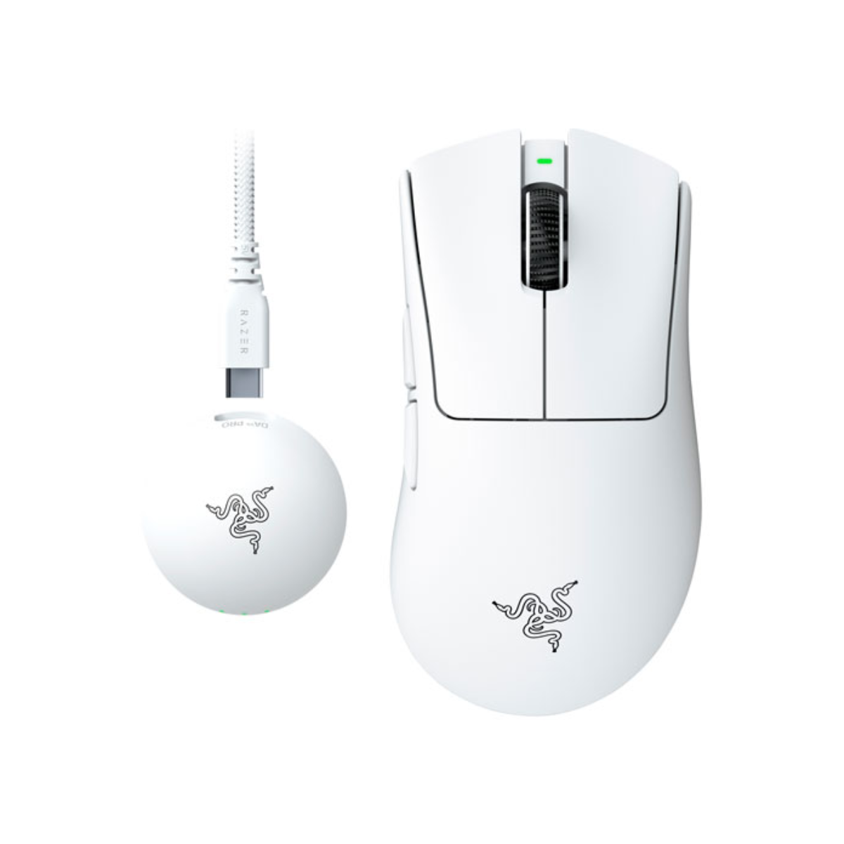 Mouse Razer DeathAdder V4 Pro Wireless Esports White Edition (4767) Mouse Razer DeathAdder V4 Pro Wireless Esports White Edition (4767) - Imagen 1