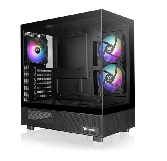 Gabinete TT View 270 Plus Mid-Tower TG x2 Fan ARGB x3 Black (4182) Gabinete TT View 270 Plus Mid-Tower TG x2 Fan ARGB x3 Black (4182) - Imagen 1