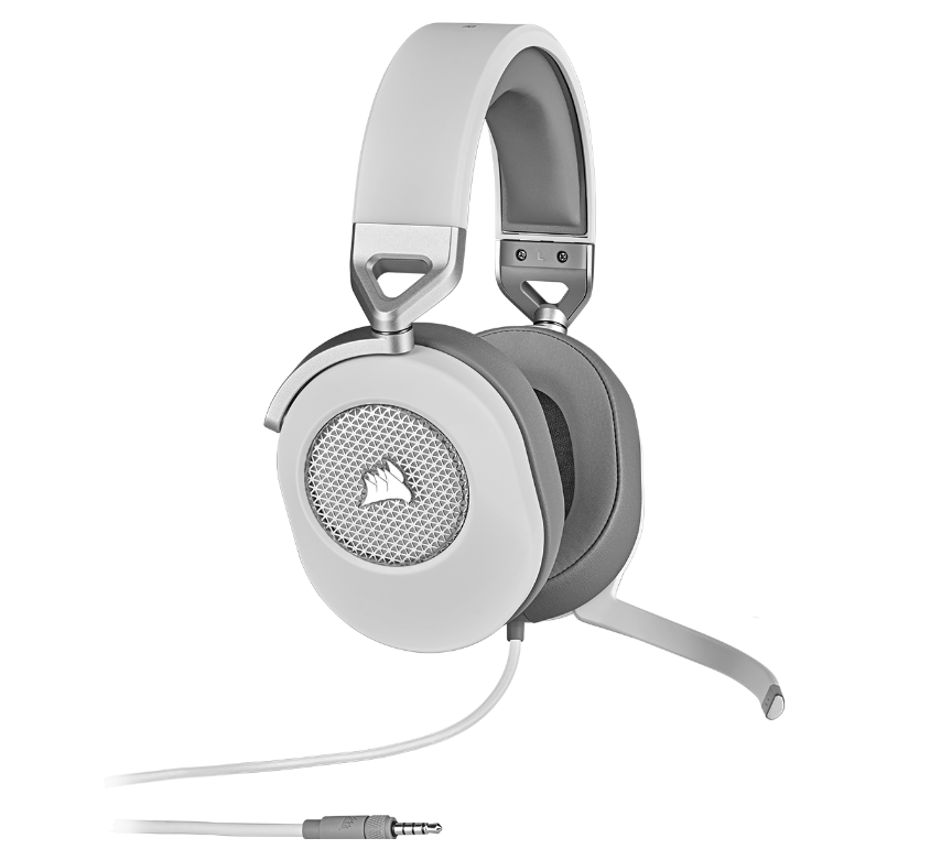 Auricular Corsair HS65 Gaming Surround 7.1 White (3838) Auricular Corsair HS65 Gaming Surround 7.1 White (3838) - Imagen 1