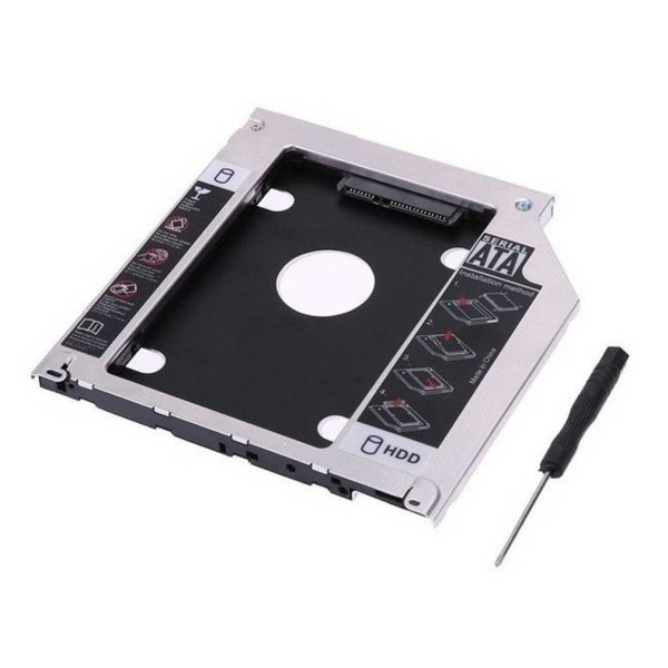 POS #5816 CADDY DISK NETMAK SATA 2.5" 12.7MM PARA NOTEBOOK - Imagen 1