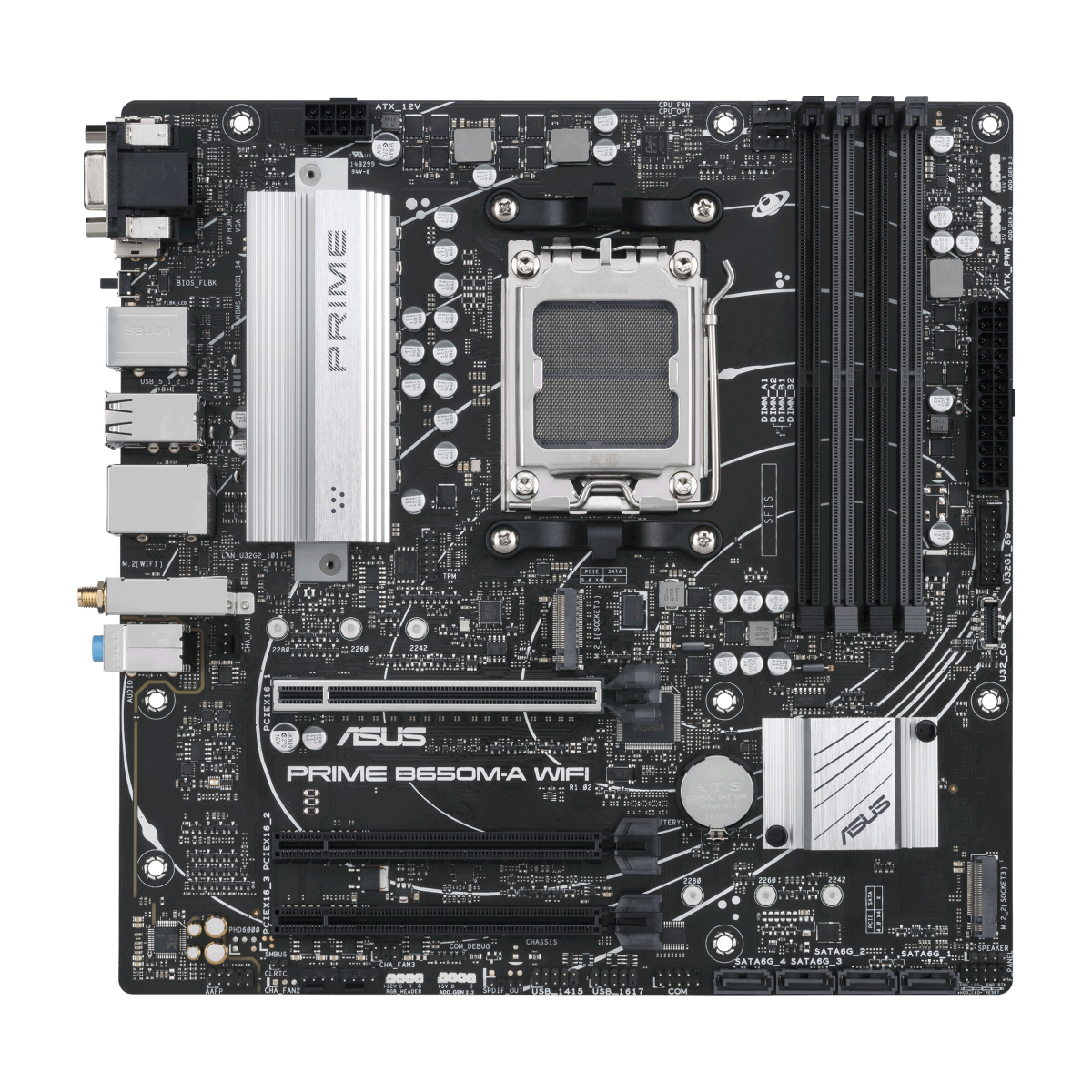 producto-44911-1792874113 MB ASUS AM5 B650M-AYW WIFI DDR5 BOX M-ATX - Imagen 1