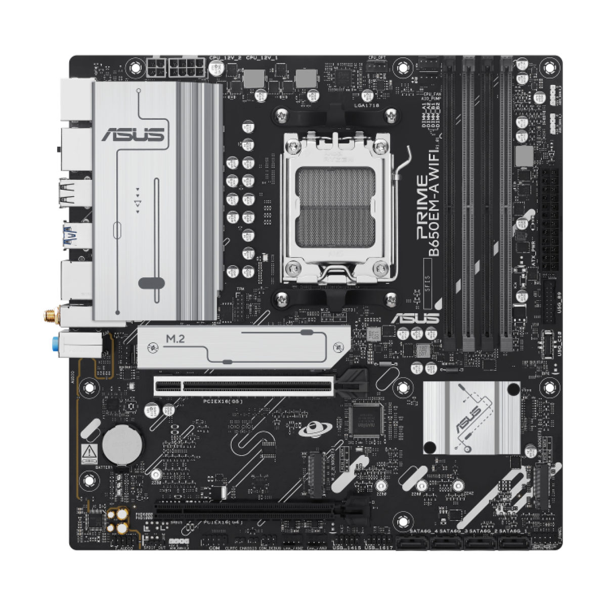 producto-44914-1792874125 MB ASUS AM5 PRIME B650EM-A WIFI BOX DDR5 M-ATX - Imagen 1