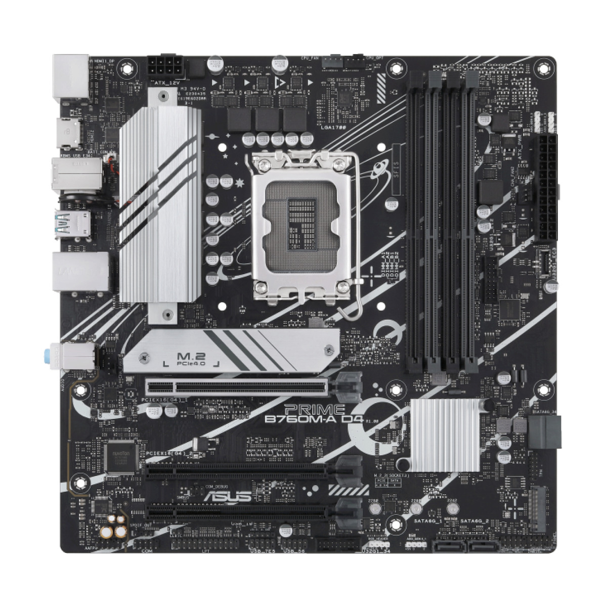 producto-44932-1792874193 MB ASUS S1700 PRIME B760M-A D4 BOX M-ATX - Imagen 1
