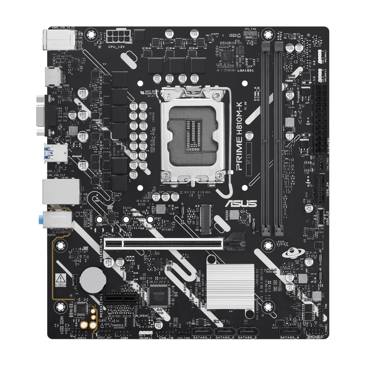 producto-44942-1792874213 MB ASUS S1851 PRIME H810M-K DDR5 BOX M-ATX - Imagen 1